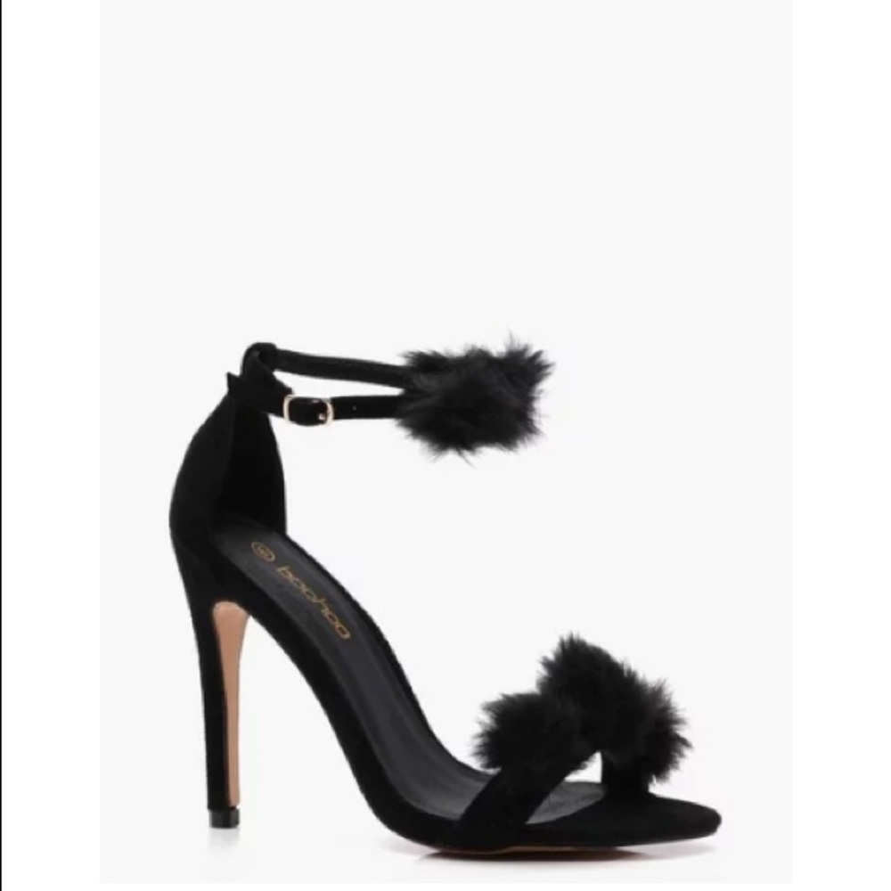NEW Boohoo Pom Pom Heels